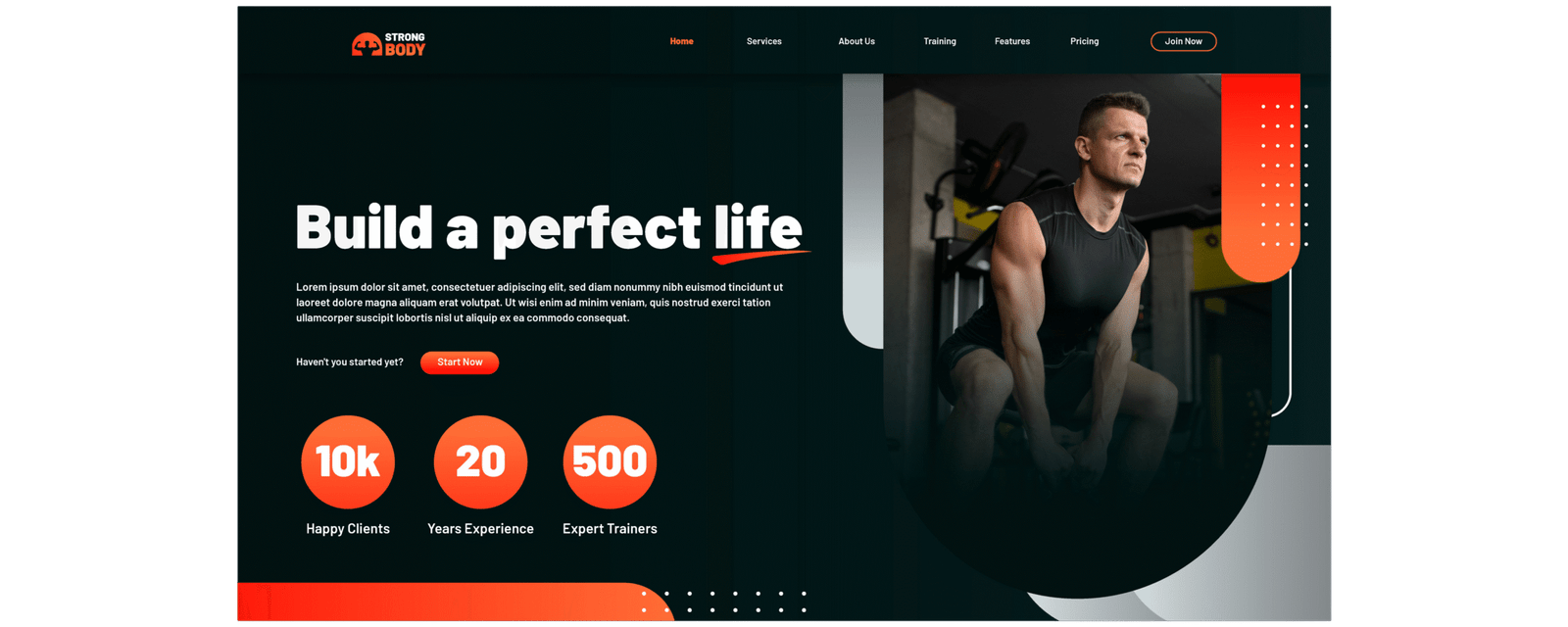 Gym/Fitness Website Landing Page Gym/Fitness Website Landing Page